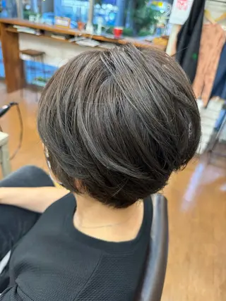 ショート カラー SUZUNE 🐣カットモデルのヘアスタイル