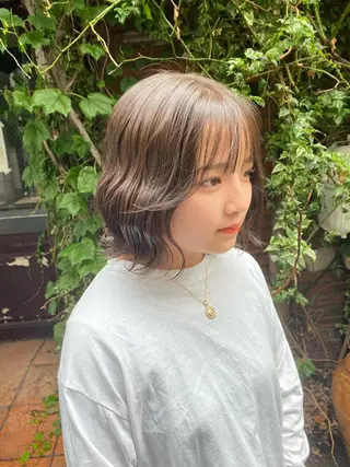 ミディアム カラー ヘアアレンジ ✨レディース✨ 今だけカット￥０大石のヘアスタイル