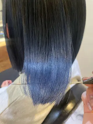 ミディアム カラー Hika.ハイトーン 髪質改善🩵ᩚ🫧のヘアスタイル