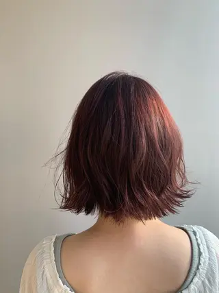 ショート カラー パーマ ヘアアレンジ 加藤 綾華のヘアスタイル