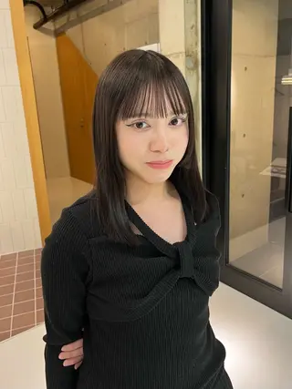 ミディアム パーマ nagi所属・横田直也／韓国風 レイヤーカット／千種のヘアスタイル