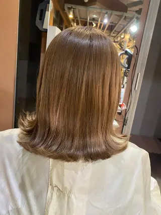 セミロング メッシュ&パーマ特化 🔥山田雄大🔥のヘアスタイル