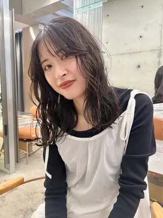 ミディアム YUIMARL岡山店 YUNOKA🦋🫧のヘアスタイル