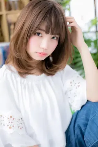 ミディアム パーマ クセ毛解決💠艶髪 縮毛矯正💠棚村竜太のヘアスタイル