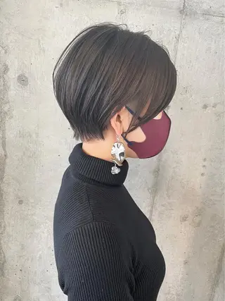 ショート カラー 【ショートカット 美髪矯正】今井隆太のヘアスタイル