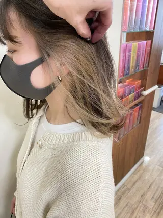 カラー SALOWIN栄 高須大貴のヘアスタイル