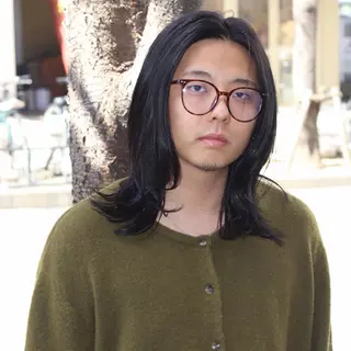 ミディアム メンズ joh/メンズ/ ブリーチ/矢場町のヘアスタイル