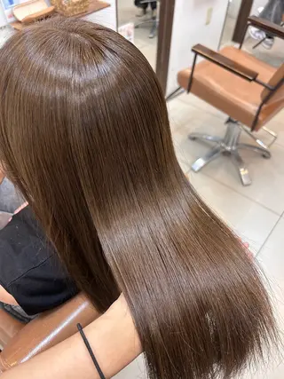 ロング カラー 阪田 真奈未のヘアスタイル