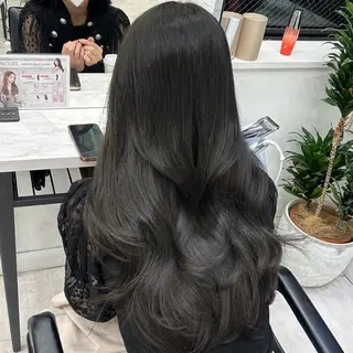 ロング カラー 透明感カラー 古山 結季🌙🖤のヘアスタイル