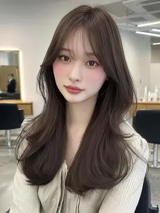 セミロング 美髪メニュー特化✨️ ひなののヘアスタイル