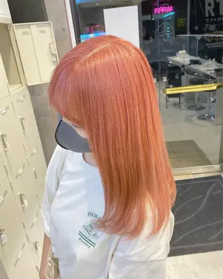 セミロング カラー ヘアアレンジ メンズ ダブルカラー特化💍 tiam💍韓国ヘアのヘアスタイル