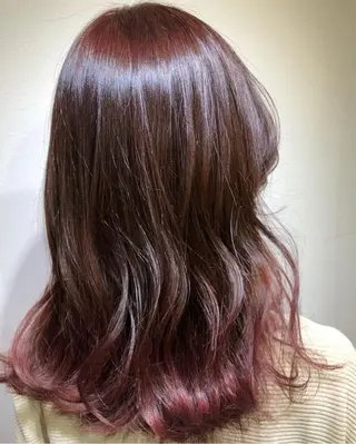 ロング カラー パーマ ヘアアレンジ LINKIE リンキーのヘアスタイル