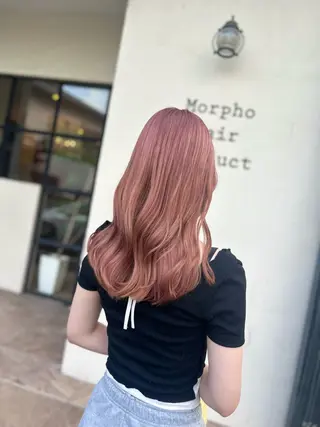 ロング カラー 井上 花音のヘアスタイル