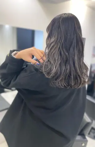 ロング カラー opus 店長大和 レイヤー/赤み消しのヘアスタイル