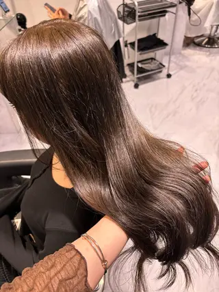 ロング カラー 表参道♡暗髪♡ 艶カラー♡アユミのヘアスタイル