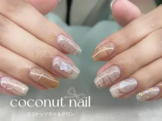 ネイル 神田 ココナッツのネイルデザイン