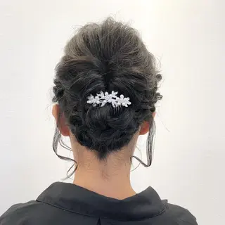 ヘアアレンジ ツノガイ エリのヘアスタイル