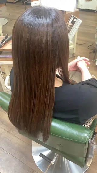 ロング カラー 木村🌟髪質改善ケア 💎デザインカラーのヘアスタイル