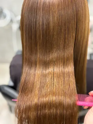 ロング カラー すぐ巻ける縮毛矯正 🍀勝倉　麗のヘアスタイル