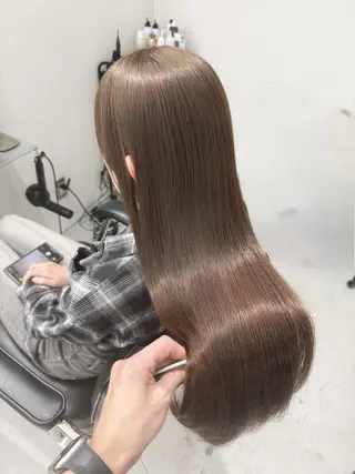 ミディアム 縮毛矯正/ショート 長岡/姉崎宏実🌿のヘアスタイル