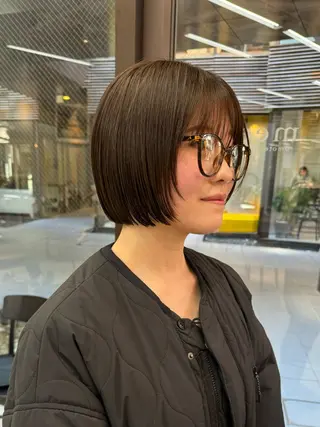 ショート カラー ボブ/ショート /パーマ/shinのヘアスタイル