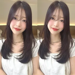 ミディアム カットモデル募集 長谷川のヘアスタイル