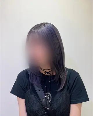 ミディアム カラー 横浜/デザインカラー 個性派ヘアメ/まこのヘアスタイル