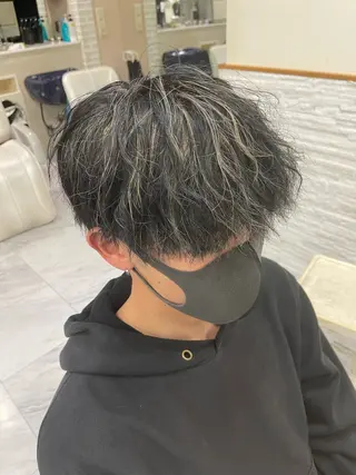 ショート パーマ メンズ 🌻メンズカット 落合諒🌻のヘアスタイル
