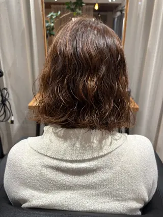 ミディアム パーマ iroha/ n.w.h🎀のヘアスタイル
