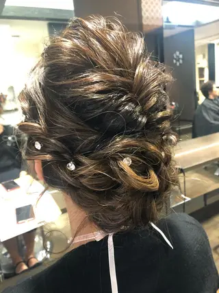 ロング ヘアアレンジ pep natsumiのヘアスタイル