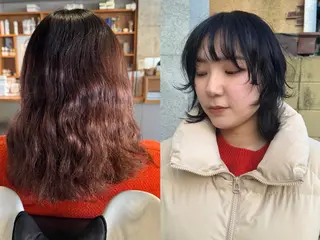 ショート ブリーチカラー/ブロ ンドレイヤーカットのヘアスタイル