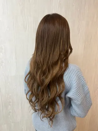 セミロング GLOSS♡ ヤマガミコウジのヘアスタイル