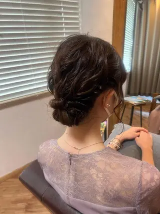 セミロング ヘアアレンジ Topstylist YUKIのヘアスタイル
