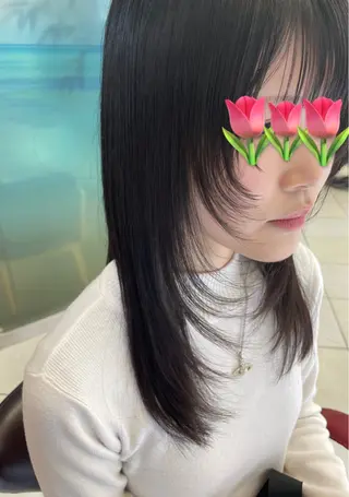 セミロング ボブ/暖色/デザイン KOYUKI⛄️のヘアスタイル