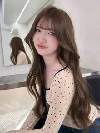 ロング カラー 上品モテヘア🩶 karen🩶のヘアスタイル