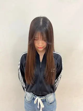 ロング 荒川 三希のヘアスタイル