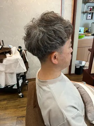 ショート カラー パーマ メンズ 大人女子&髪改善専門 Nobuフリーランスのヘアスタイル