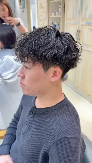 パーマ メンズ メンズカット Hikaruのヘアスタイル