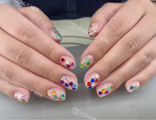 ネイル 神田 ココナッツのネイルデザイン