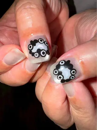 ネイル かわいいおつめ 林のネイルデザイン