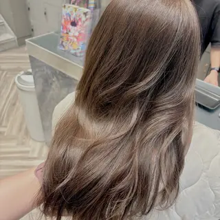 ロング カラー 李 文のヘアスタイル