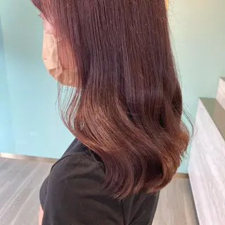 セミロング カラー たかはし まいのヘアスタイル