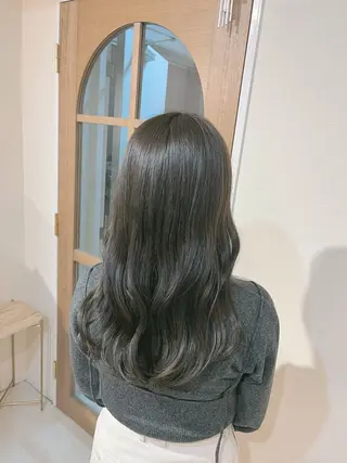 ロング カラー CreBiA🫧名駅 馬場のヘアスタイル