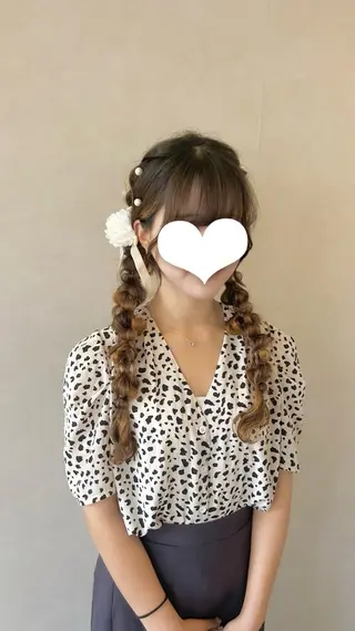 ヘアアレンジ 🎀韓国ヘア Riho🎀のヘアスタイル