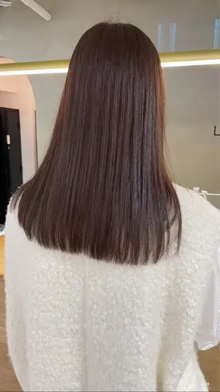 カラー レイヤーカット🍏 オリーブ/ののかのヘアスタイル