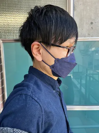 ショート カラー パーマ ヘアアレンジ メンズ キッズ ネイル マツエク・マツパ アイブロウ 久木原 ゆりのヘアスタイル