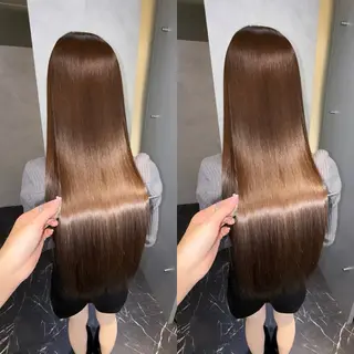 ロング 酸性ストレート 髪質改善大槻勇樹のヘアスタイル