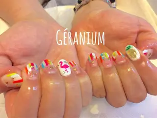 ネイル GéRanium Harukaのネイルデザイン