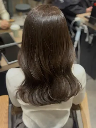 セミロング Ami♡表参道/艶髪 ピンク/盛れカットのヘアスタイル