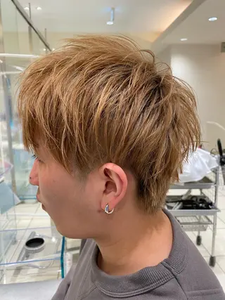 メンズ メンズパーマ 副店長ユウタのヘアスタイル